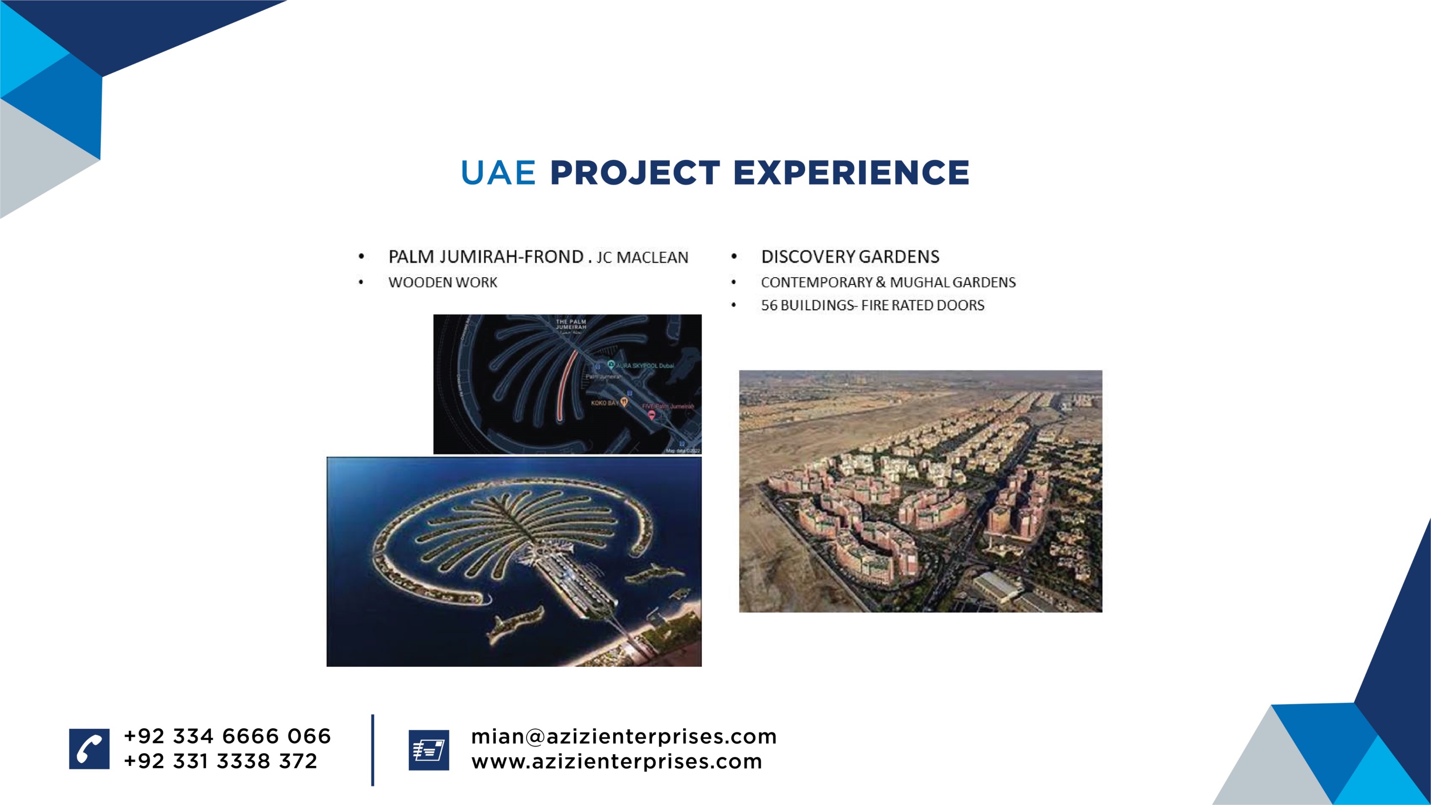 Azizi Enterprises presentation — slide 5